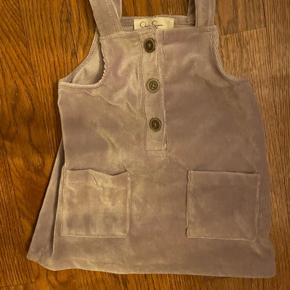 Jessica Simpson Velvet Overall Dress